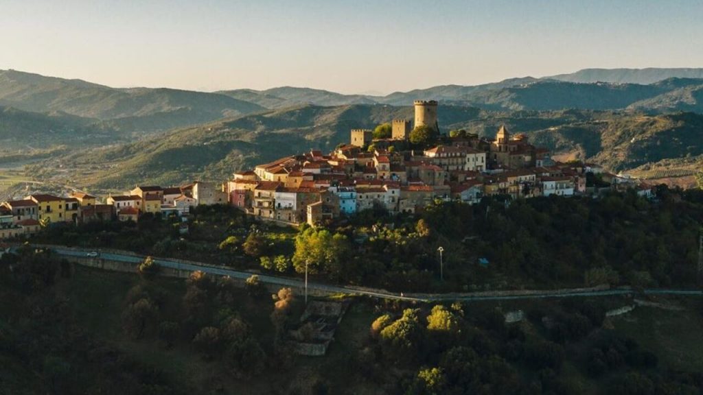 Vista sul borgo di Castelnuovo Cilento